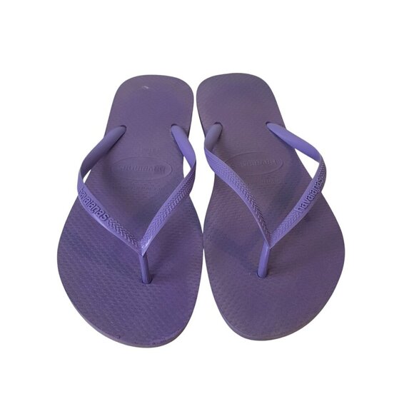 Havaianas Lilac Coloured Flip Flop Size USA 11/12W - Picture 1 of 6